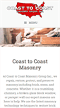 Mobile Screenshot of coasttocoastmasonry.com